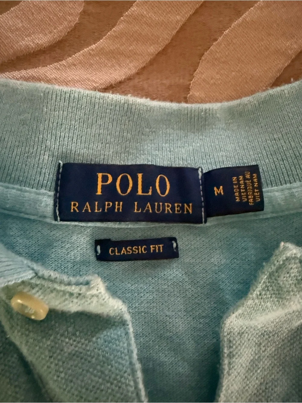 Ralph Lauren Light Mint Green Polo with Yellow Pony